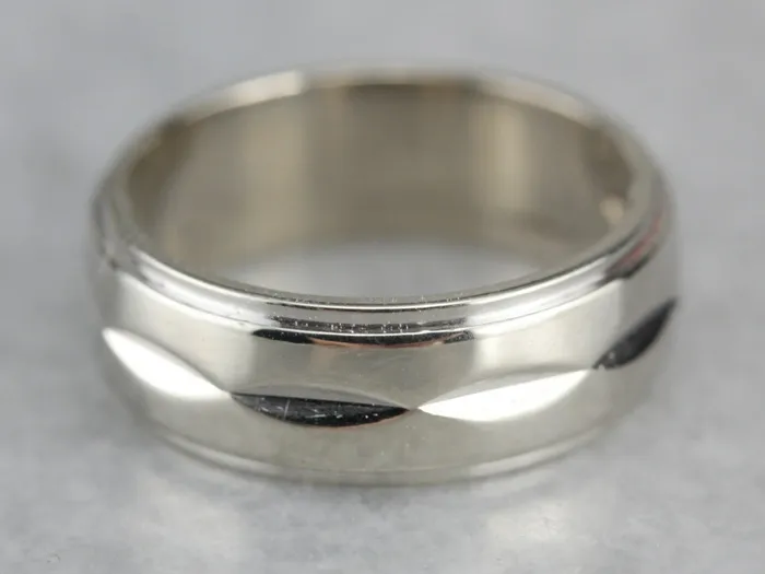 Market Square Jewelers White Gold Patterned Wedding Band Rings Market Square Jewelers White Gold Patterned Wedding Band Rings