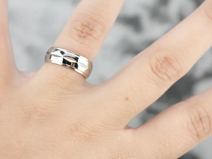 Market Square Jewelers White Gold Patterned Wedding Band Rings Market Square Jewelers White Gold Patterned Wedding Band Rings