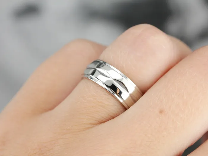 Market Square Jewelers White Gold Patterned Wedding Band Rings Market Square Jewelers White Gold Patterned Wedding Band Rings
