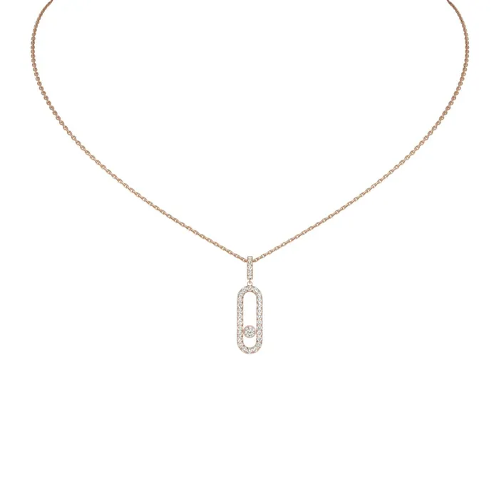 Messika Necklaces Messika Move Uno Pav LM Necklace