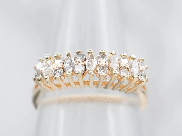 Multi Cut Diamond Encrusted Band Ring Market Square Jewelers Rings Multi Cut Diamond Encrusted Band Ring Market Square Jewelers Rings