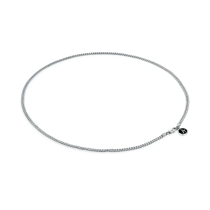 Necklaces aporro 35mm Miami Micro Cuban Curb Chain White Gold