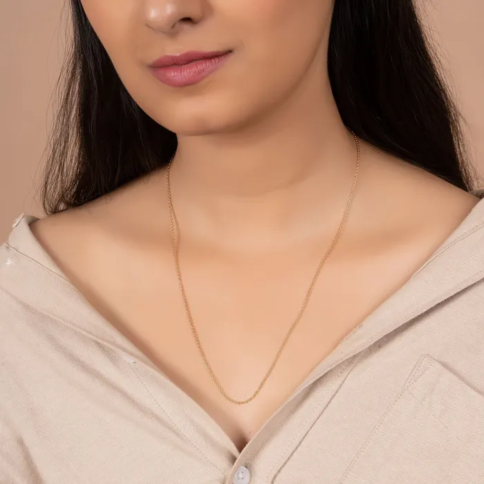 Necklaces Fine Italian Rolo Link Cable Chain Necklace 14K Yellow Plated Silver 1624 Inch BlingJewelry Wholesale