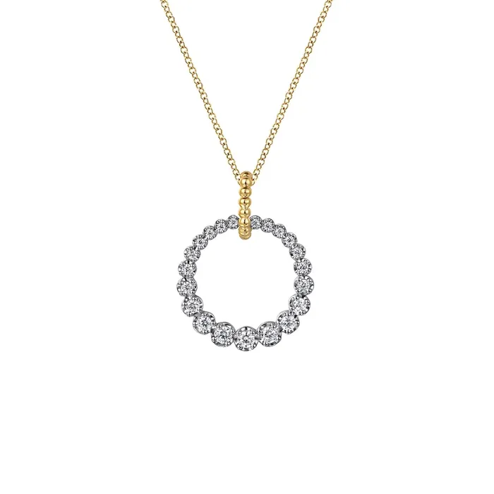 Necklaces Gabriel Co Bujukan Diamond Drop Necklace Gabriel Co