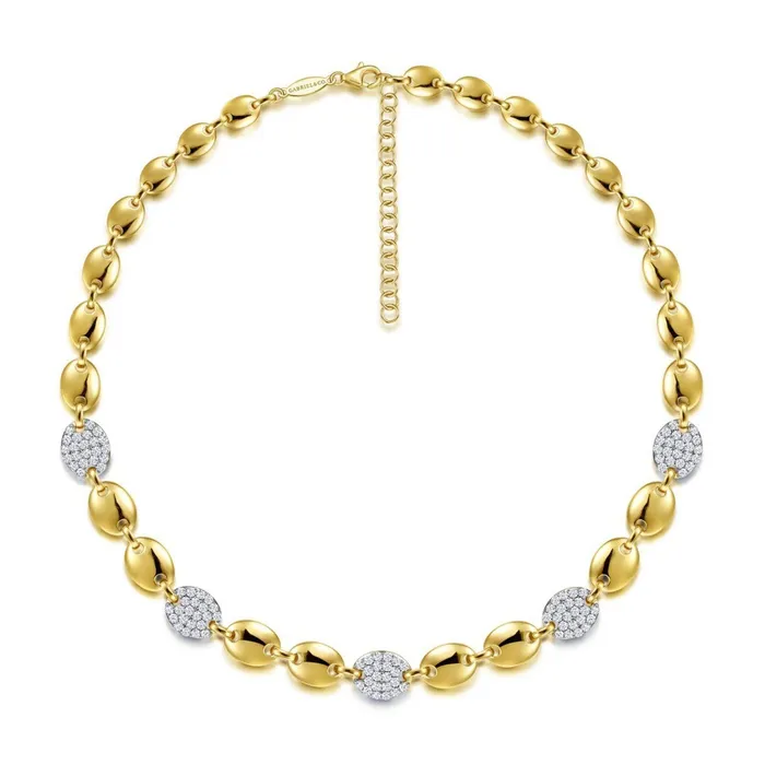 Necklaces Gabriel Co Diamond Pav Station Necklace Gabriel Co Necklaces Gabriel Co Diamond Pav Station Necklace Gabriel Co