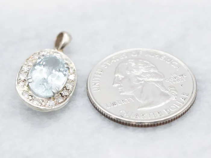 Necklaces Market Square Jewelers Alluring Blue Topaz and Diamond Halo Pendant Necklaces Market Square Jewelers Alluring Blue Topaz and Diamond Halo Pendant