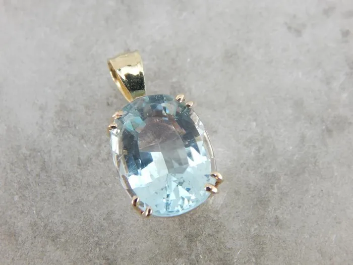 Necklaces Market Square Jewelers Simply Pretty Something Blue Aquamarine and Gold Pendant Necklaces Market Square Jewelers Simply Pretty Something Blue Aquamarine and Gold Pendant
