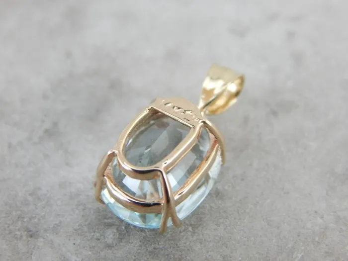 Necklaces Market Square Jewelers Simply Pretty Something Blue Aquamarine and Gold Pendant Necklaces Market Square Jewelers Simply Pretty Something Blue Aquamarine and Gold Pendant