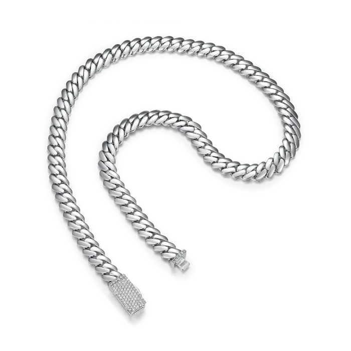 PreStyled Sets aporro Plain Gold Cuban Link Chain 8mm