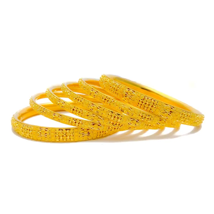 PreStyled Sets Signature Heirloom 22k Gold Bangle Set Andaaz Jewelers