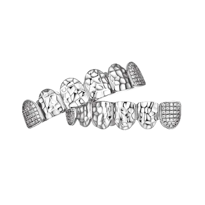 Rings aporro Premade Diamond Cut Grillz