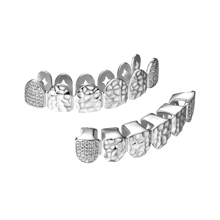 Rings aporro Premade Diamond Cut Grillz
