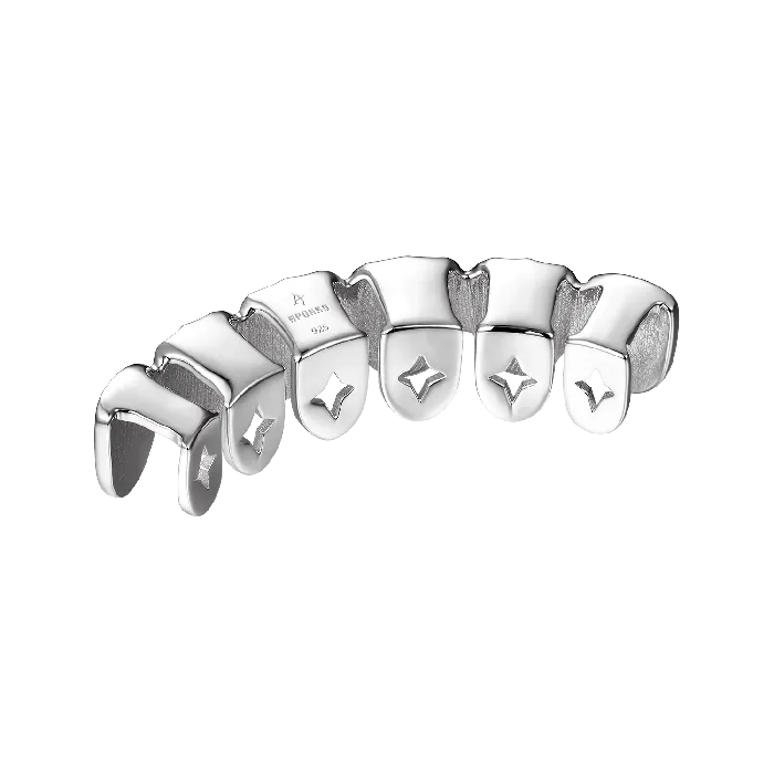 Rings aporro Premade Diamond Cut Grillz