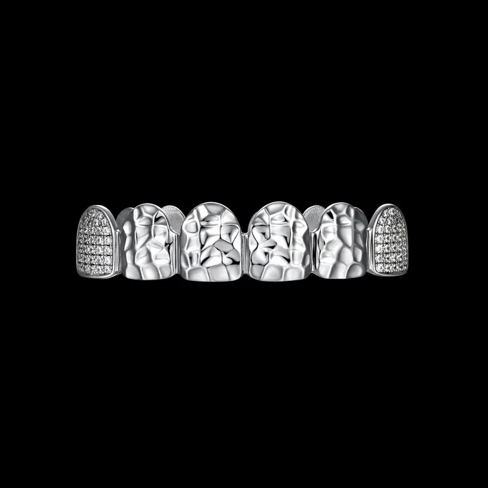 Rings aporro Premade Diamond Cut Grillz
