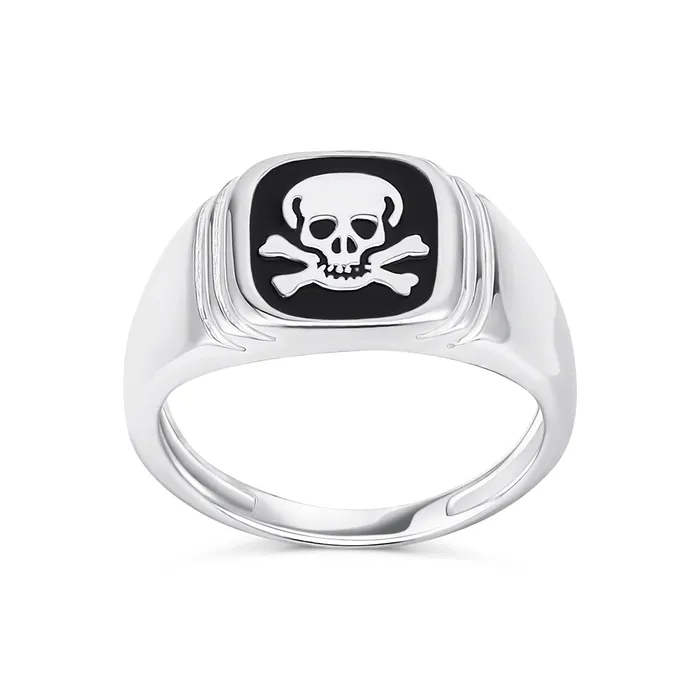 Rings BlingJewelry Wholesale Mens Silver Ring with Black Onyx Gemstone and Skull Crossbones Design 925 Sterling Silver Rings BlingJewelry Wholesale Mens Silver Ring with Black Onyx Gemstone and Skull Crossbones Design 925 Sterling Silver