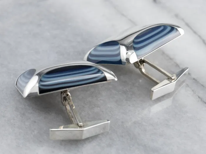 Rings Blue Glass Sterling Silver Cufflinks Market Square Jewelers Rings Blue Glass Sterling Silver Cufflinks Market Square Jewelers