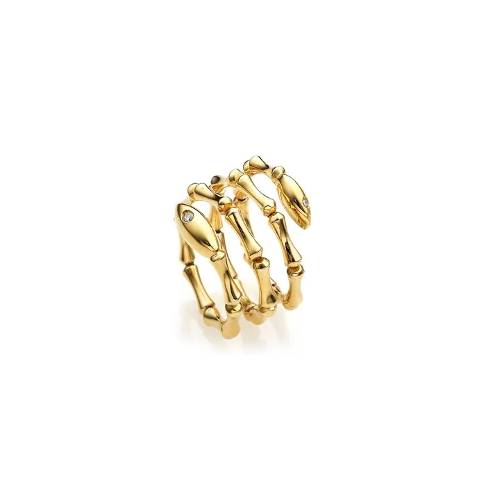 Rings Chimento Chimento Bamboo Navette Ring