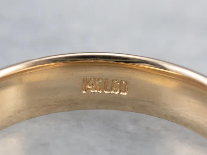 Rings Gold Milgrain Edge Band Market Square Jewelers Rings Gold Milgrain Edge Band Market Square Jewelers