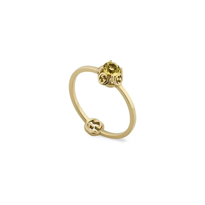 Rings Gucci Gucci Interlocking G Beryl Ring
