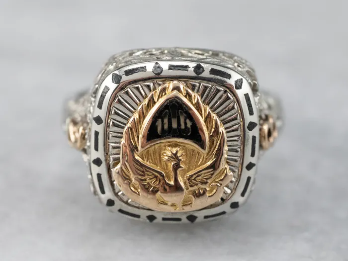 Rings Market Square Jewelers Antique Upper Iowa University School Ring
