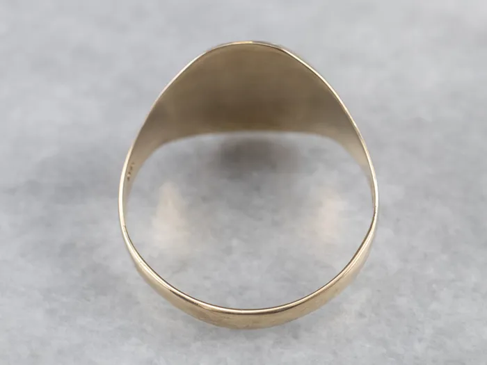 Rings Market Square Jewelers Art Deco HTE Gold Signet Ring Rings Market Square Jewelers Art Deco HTE Gold Signet Ring