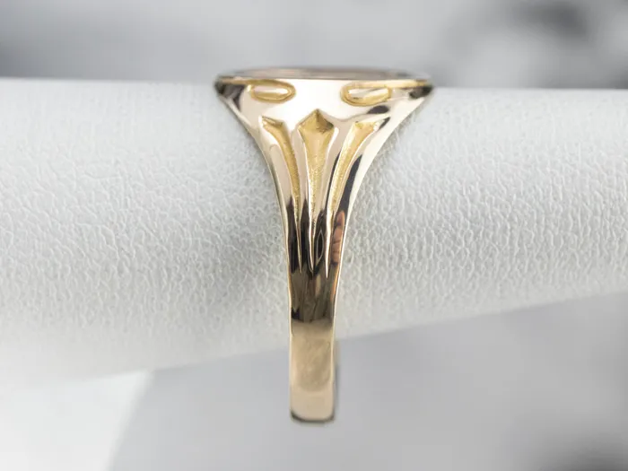 Rings Market Square Jewelers Art Deco HTE Gold Signet Ring Rings Market Square Jewelers Art Deco HTE Gold Signet Ring