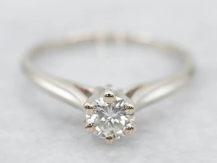 Rings Market Square Jewelers Classic Diamond Solitaire Engagement Ring