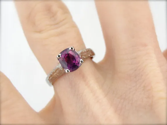 Rings Market Square Jewelers Fuchsia Pink Sapphire and Minimalist White Gold Engagement Ring Rings Market Square Jewelers Fuchsia Pink Sapphire and Minimalist White Gold Engagement Ring