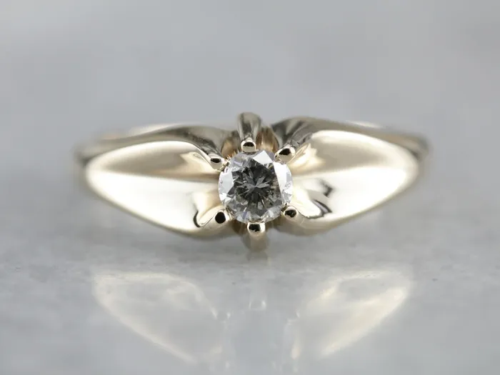Rings Market Square Jewelers Mens Diamond Solitaire Ring