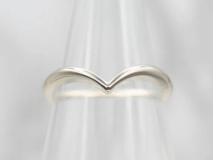 Rings Market Square Jewelers Modernist White Gold V Band Rings Market Square Jewelers Modernist White Gold V Band