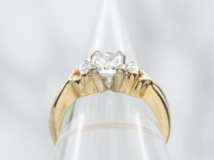 Rings Market Square Jewelers Princess and Marquise Cut Diamond Engagement Ring