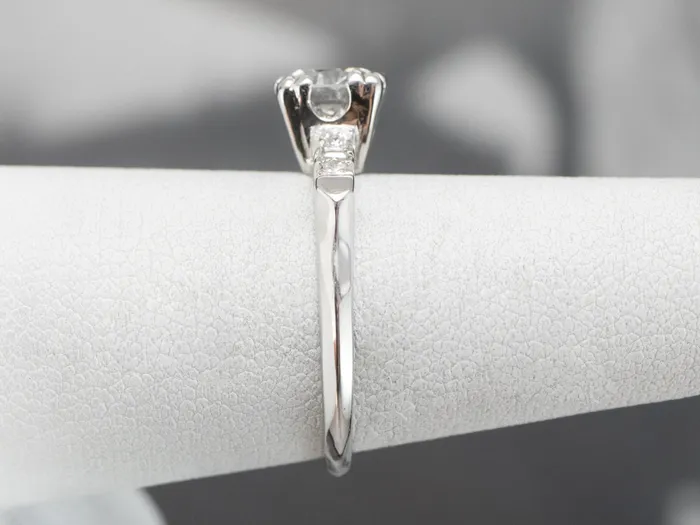 Rings Market Square Jewelers Retro Era Round Brilliant GIA Diamond Engagement Ring Rings Market Square Jewelers Retro Era Round Brilliant GIA Diamond Engagement Ring