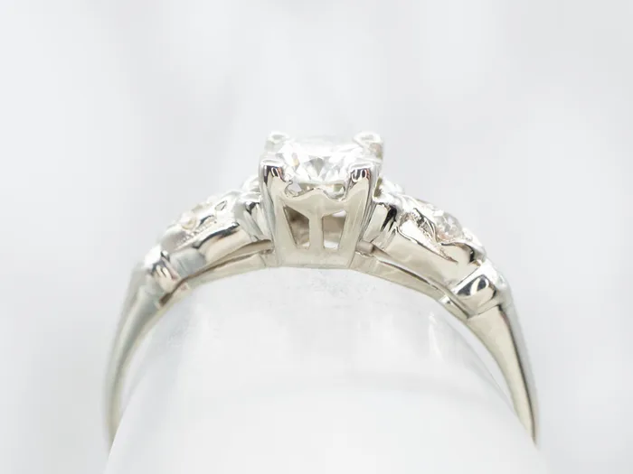 Rings Market Square Jewelers Sweet Retro Era Diamond Engagement Ring Rings Market Square Jewelers Sweet Retro Era Diamond Engagement Ring