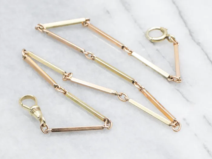Rings Market Square Jewelers Two Tone Bar Link Watch Chain Rings Market Square Jewelers Two Tone Bar Link Watch Chain