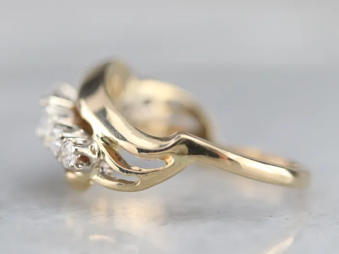Rings Market Square Jewelers Vintage Diamond Bypass Ring Rings Market Square Jewelers Vintage Diamond Bypass Ring