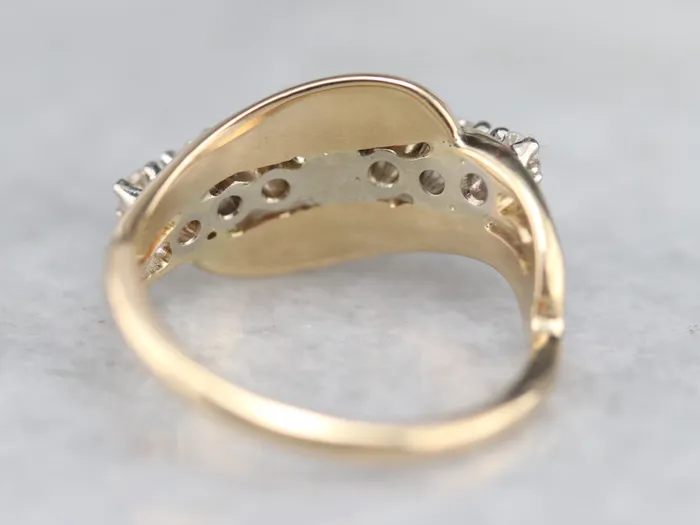Rings Market Square Jewelers Vintage Diamond Bypass Ring Rings Market Square Jewelers Vintage Diamond Bypass Ring
