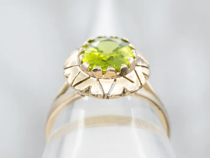 Rings Market Square Jewelers Vintage Textured Gold Peridot Ring Rings Market Square Jewelers Vintage Textured Gold Peridot Ring