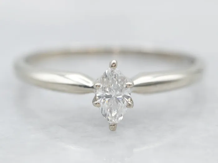 Rings Market Square Jewelers White Gold Marquise Cut Diamond Solitaire Engagement Ring Rings Market Square Jewelers White Gold Marquise Cut Diamond Solitaire Engagement Ring