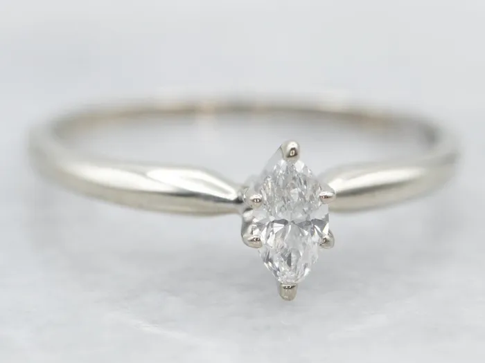 Rings Market Square Jewelers White Gold Marquise Cut Diamond Solitaire Engagement Ring Rings Market Square Jewelers White Gold Marquise Cut Diamond Solitaire Engagement Ring