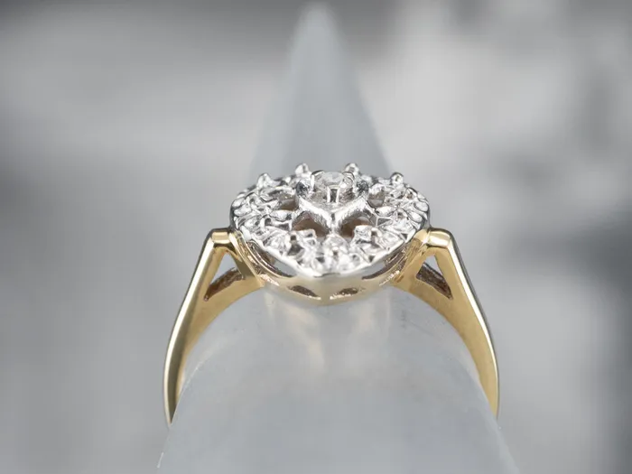 Rings MSJ Office Diamond Heart Halo Ring Rings MSJ Office Diamond Heart Halo Ring