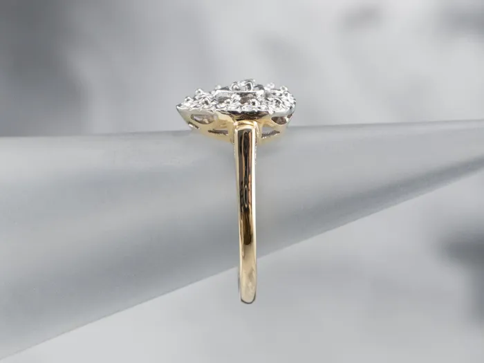 Rings MSJ Office Diamond Heart Halo Ring Rings MSJ Office Diamond Heart Halo Ring