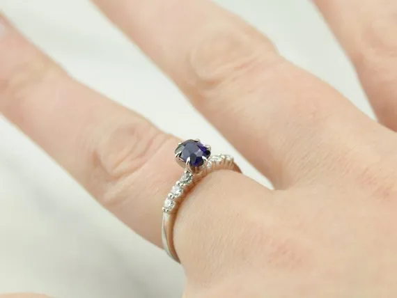 Rings Navy Engagement Sapphire and Diamond Engagement Ring Market Square Jewelers Rings Navy Engagement Sapphire and Diamond Engagement Ring Market Square Jewelers
