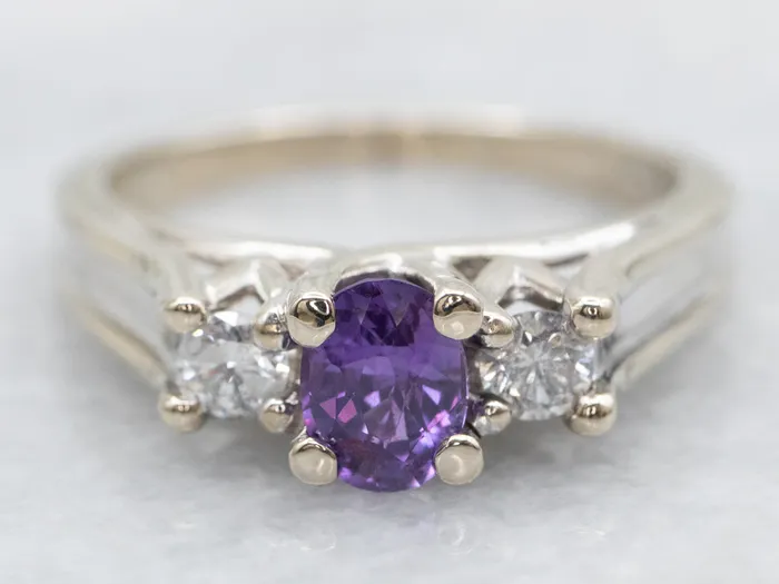 Rings Pink Sapphire and Diamond Ring Market Square Jewelers