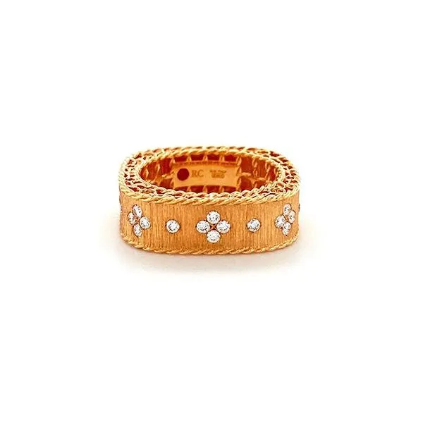 Rings Roberto Coin Princess Diamond Square Ring Roberto Coin