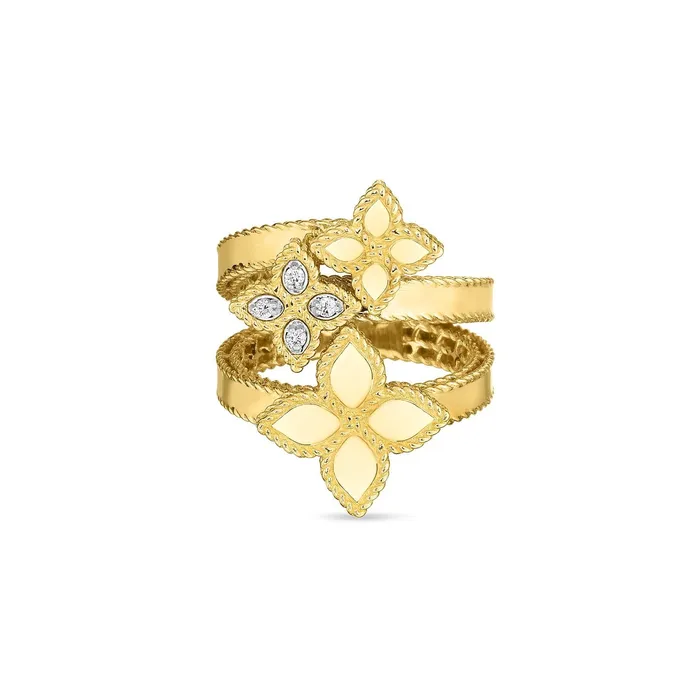 Rings Roberto Coin Roberto Coin Princess Flower Diamond Ring