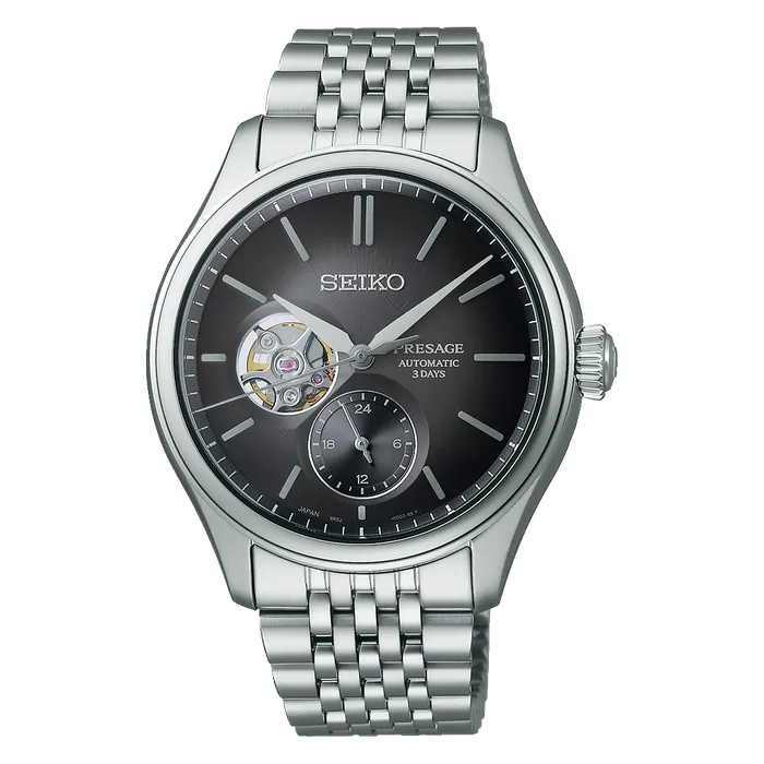 Rings Seiko Seiko Presage Classic Series Sumiiro Open heart SPB471