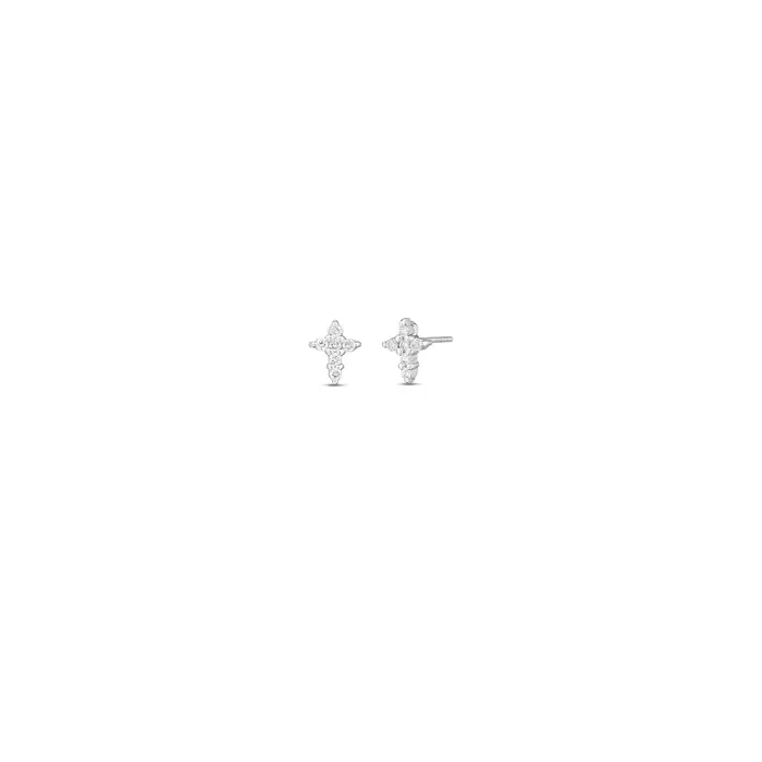 Roberto Coin Diamond Baby Cross Earrings Roberto Coin Earrings