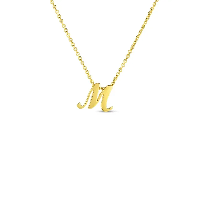Roberto Coin Necklaces Roberto Coin Letter M Necklace