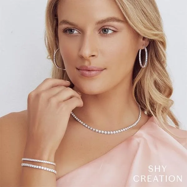 Shy Creation Bracelets Shy Creation Diamond Tennis Bracelet 300 CT Shy Creation Bracelets Shy Creation Diamond Tennis Bracelet 300 CT