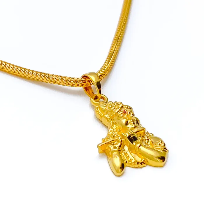 Sophisticated Pleasing 22k Gold Krishna Pendant Andaaz Jewelers PreStyled Sets